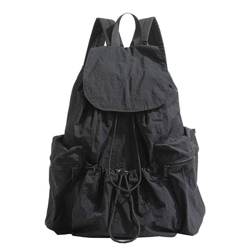 Korean Fashion Pleated Personality Large Capacity Backpacks