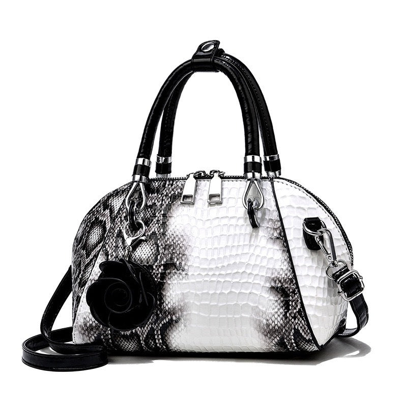Women's Shell Elegant Trendy Snakeskin Pattern Bags