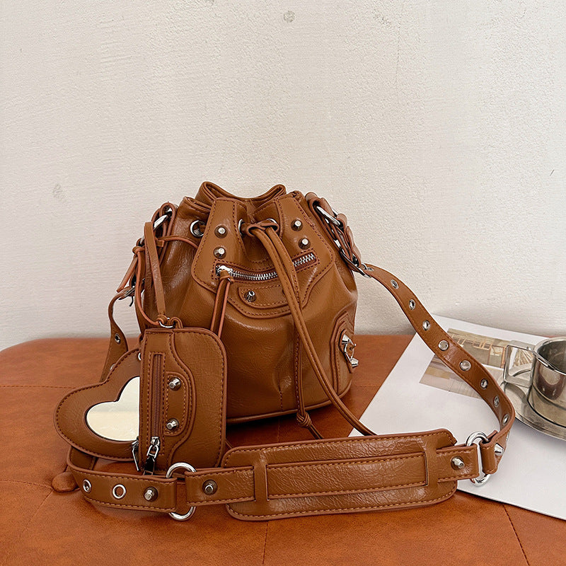 Punk Popular Western Style Personality One Crossbody Bags