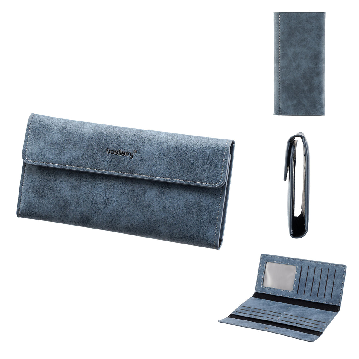 Men's Long Retro Multiple Slots Soft Leather High Sense Minimalist Men's Wallet