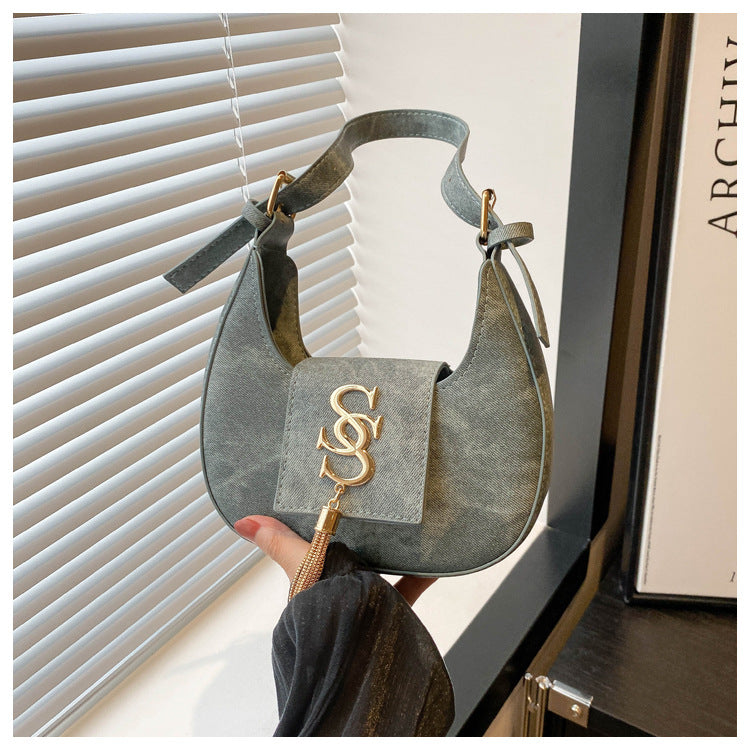 Women's Simple Beautiful Fashion Hand Carrying Underarm Women's Shoulder Bag
