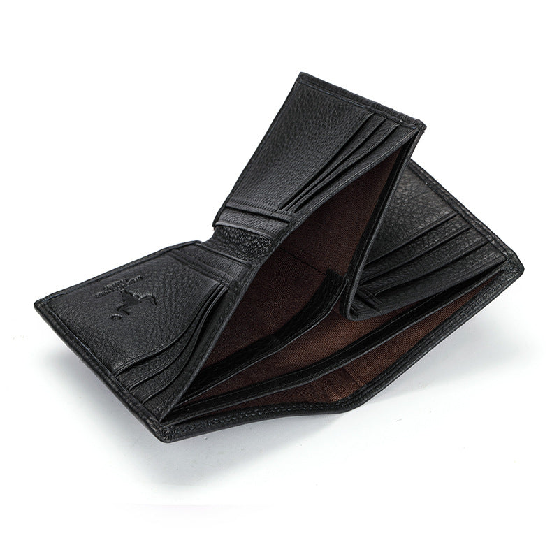 Craftsman Leather Multiple Slots Short Business Card Holder
