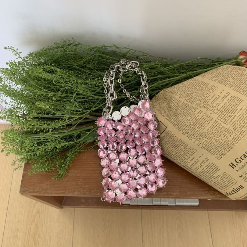 Handmade Niche Fairy Steamed Crystal Bun Crossbody Bags