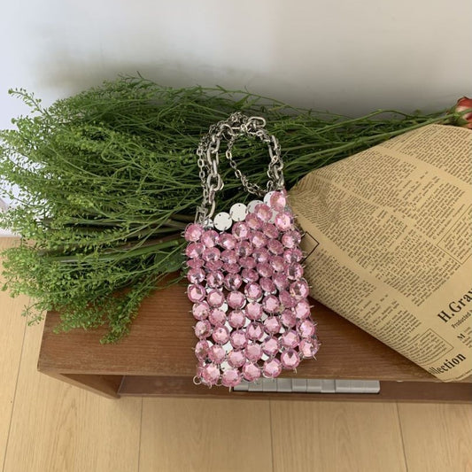 Handmade Niche Fairy Steamed Crystal Bun Crossbody Bags
