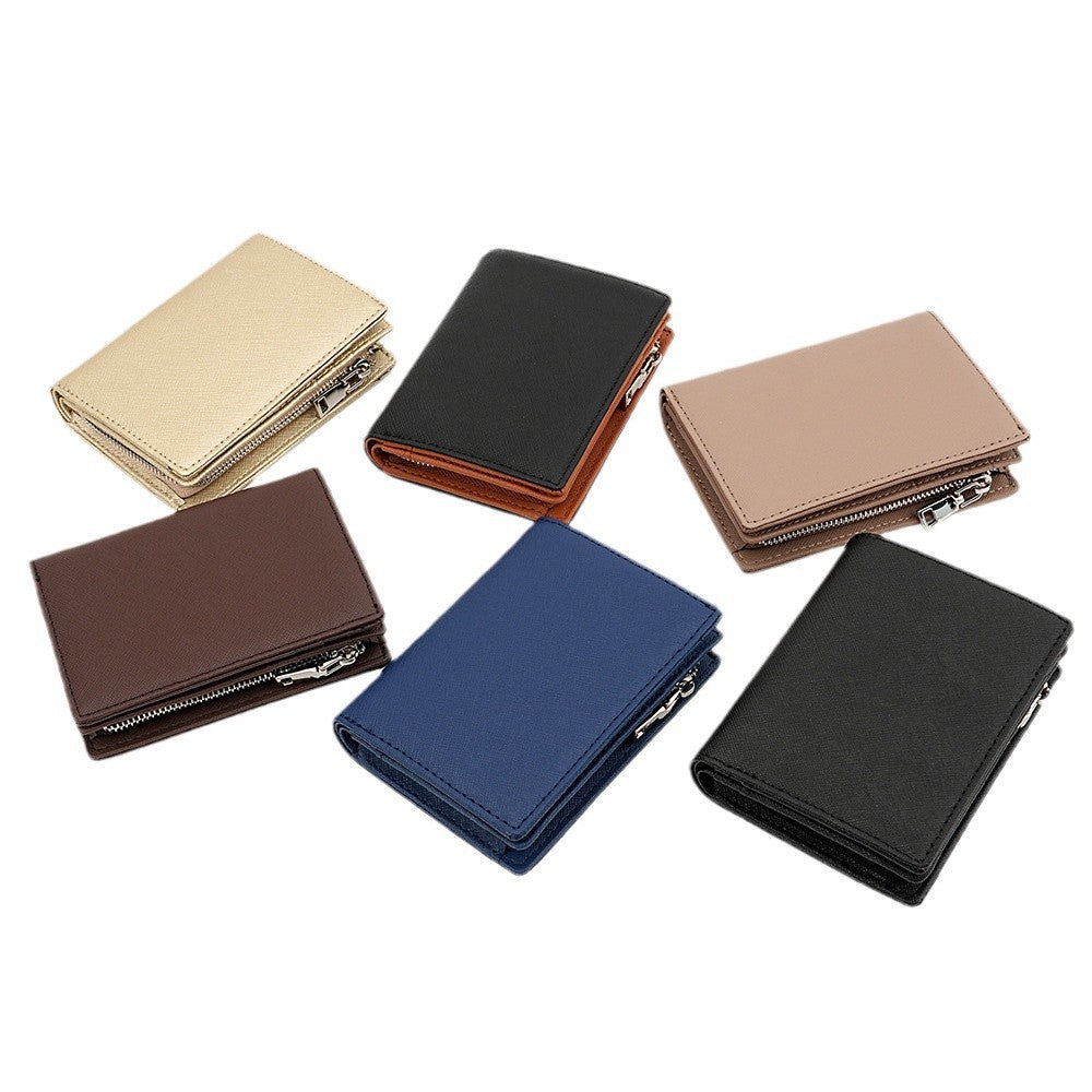 Women's & Men's & Vertical Design Genuine Leather Cross Men's Wallets