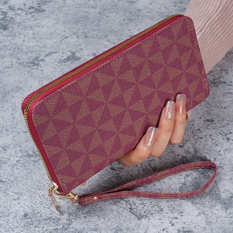 Stylish Women's Long Clutch Elegant Fashion Buckle