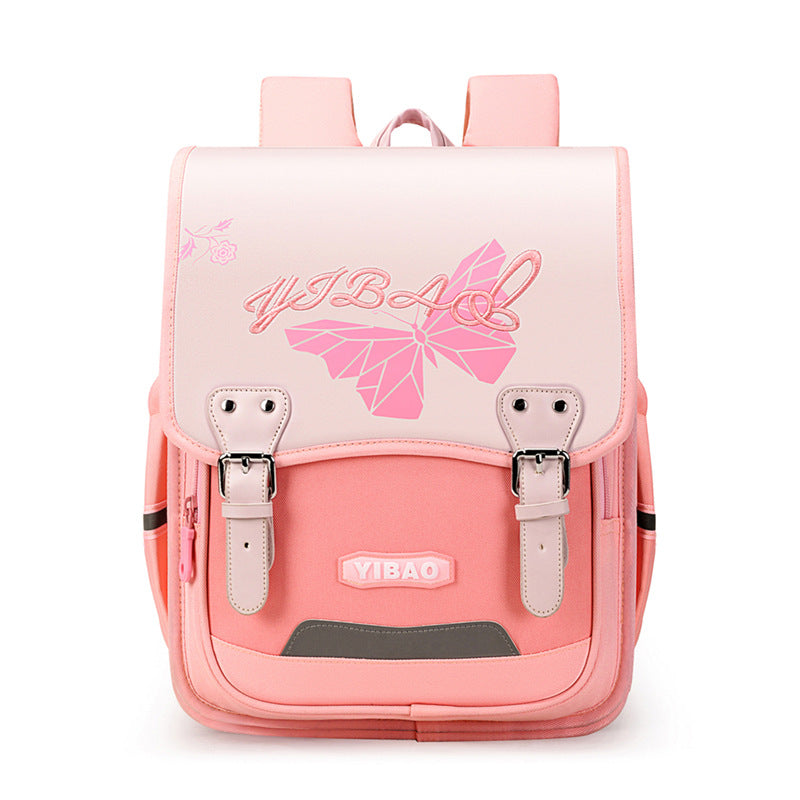 One Two Level Spine Protection Lightweight Elementary School Students' Schoolbags