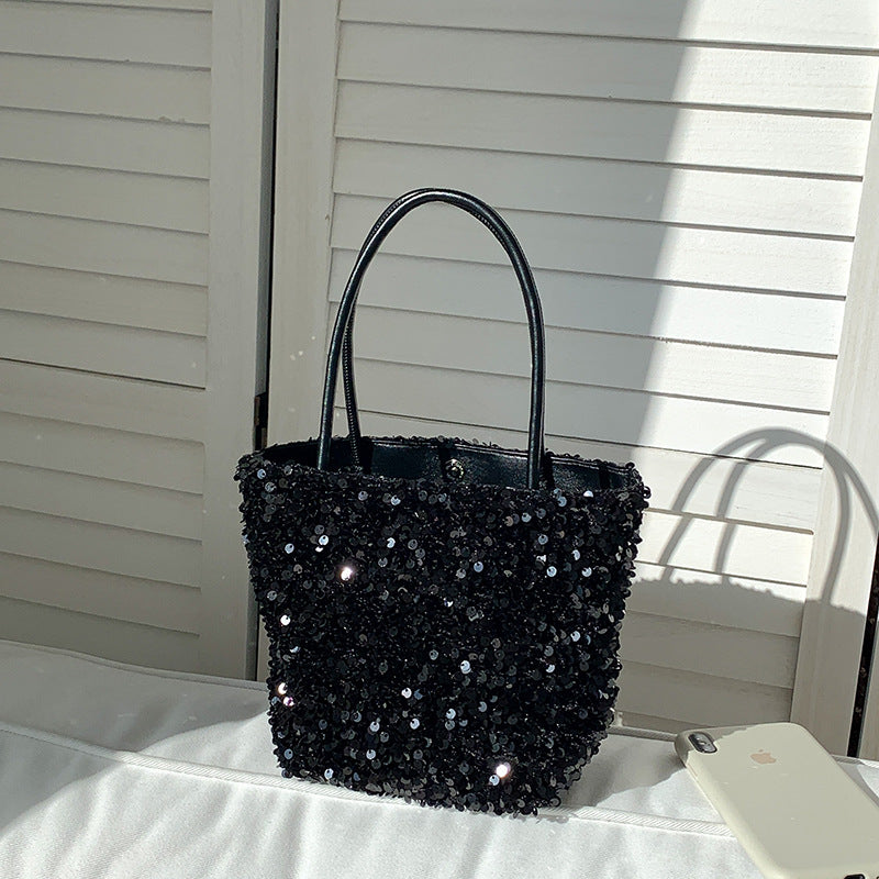 Fashion Sequin High Sense Niche Hand Handbags