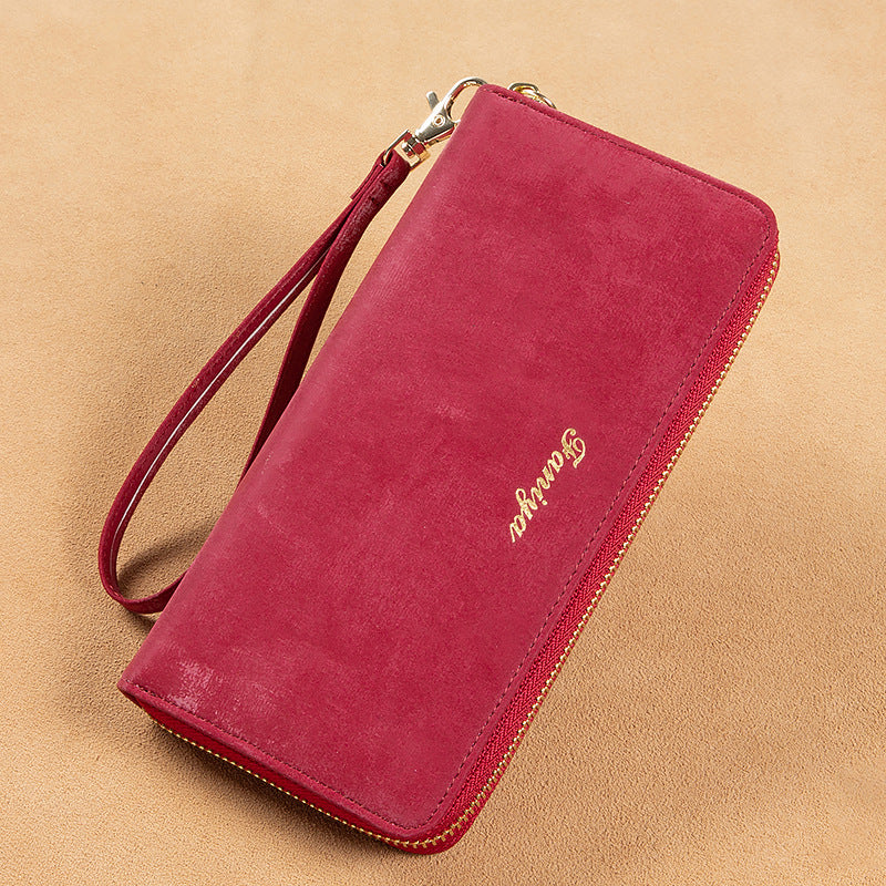 Women's Fanya Long Genuine Leather Integrated Fashion Men's Wallets