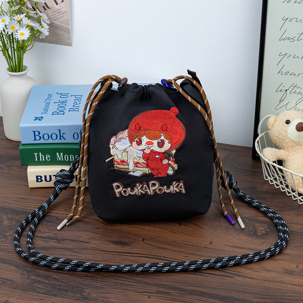 Western Style Lightweight Vertical Mobile Cloth Korean Simple Ten Thousand Women's Handbag