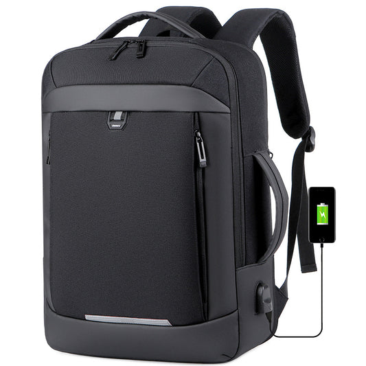 Men's Commute Expansion Multifunctional Large Capacity Waterproof Backpacks