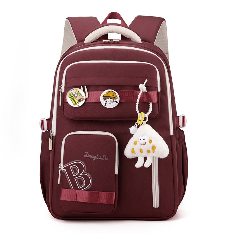 High Large Capacity Waterproof Stain Resistant Middle School Students' Schoolbags