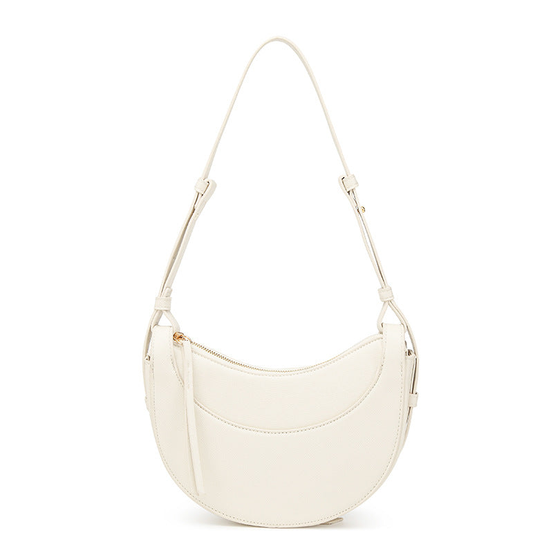 Women's French Minority Design Saddle Selenodont Soft Shoulder Bags