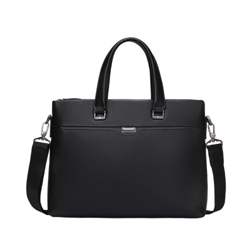 Men's Cattlehide Leather Fashion Leisure Senior Sense Bags