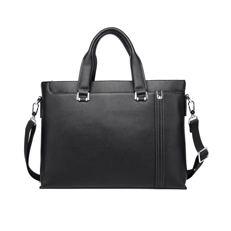 Men's Cattlehide Leather Fashion Leisure Senior Sense Bags