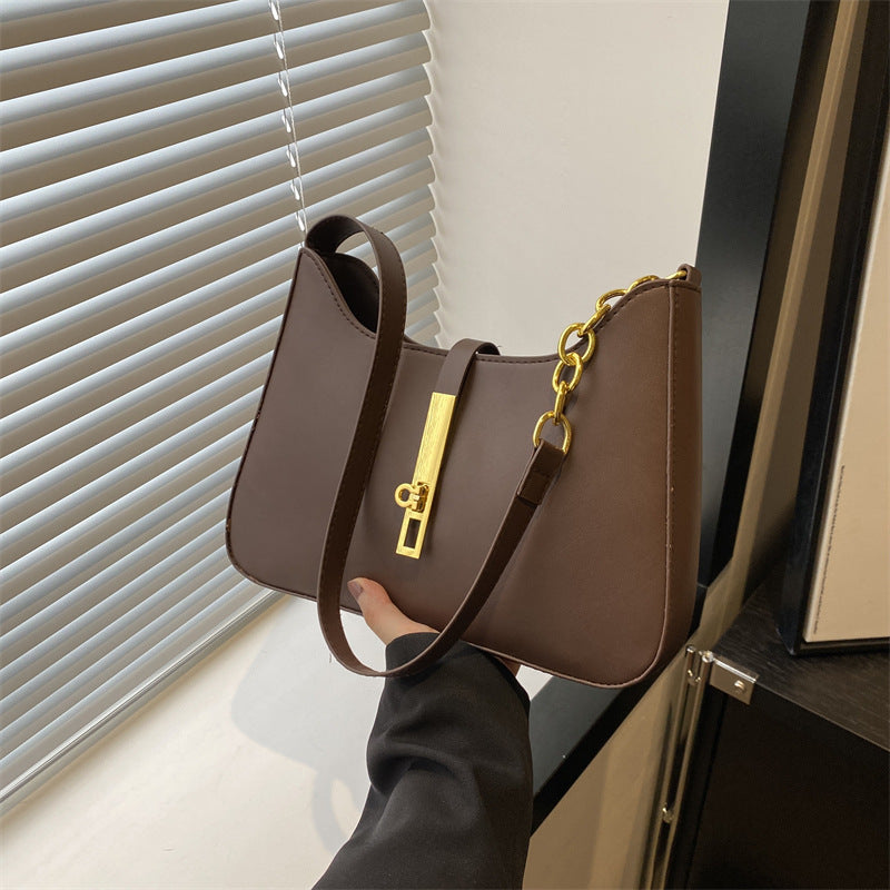 Women's High-grade Simple Commute Texture Niche Underarm Women's Shoulder Bag
