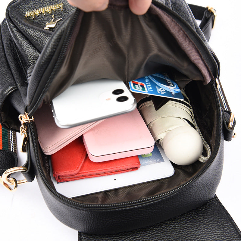 Spring Style Korean Fashion Soft Leather Backpacks