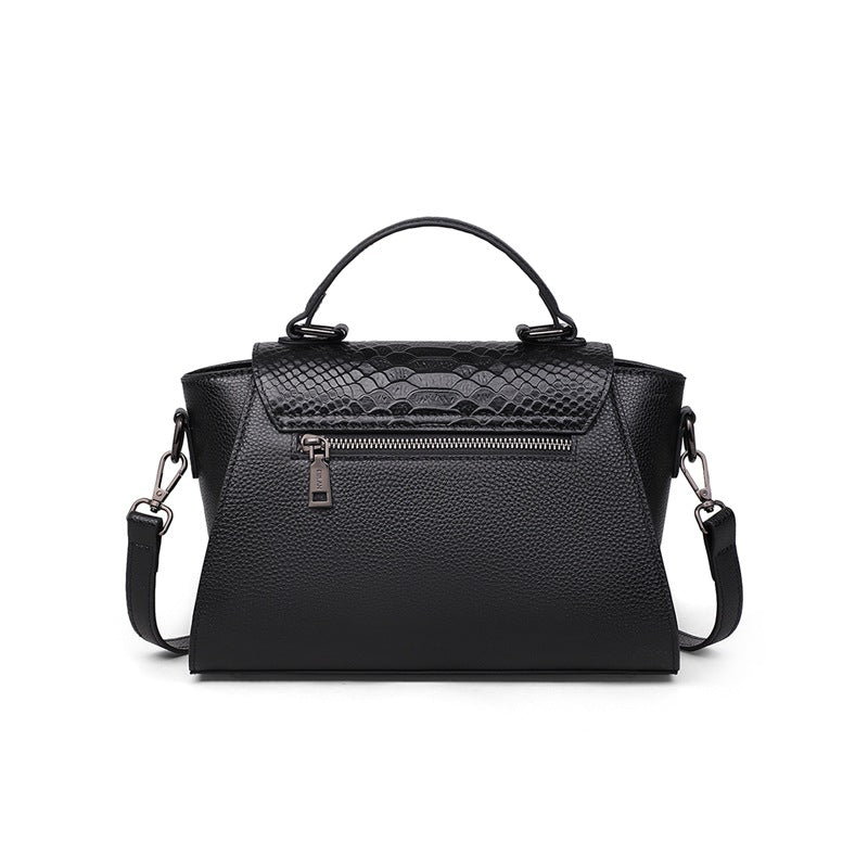 Women's Genuine Leather Large Capacity Light Luxury Women's Messenger Bag