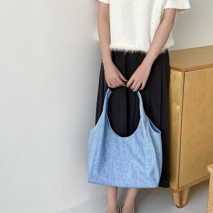 Women's Fashion Simple Commute Style Large Capacity Tote Bags