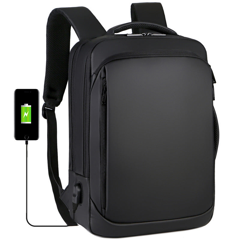 Men's Computer Expansion Waterproof Large Capacity Business Backpacks