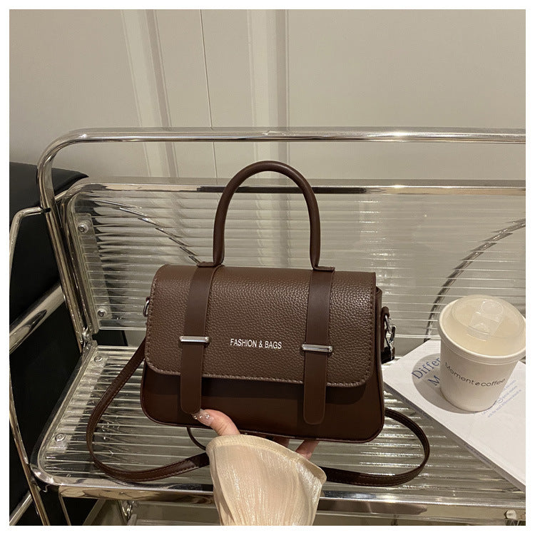 Women's Fashion Large Capacity Simple Decoration Temperament Commute One Portable Women's Shoulder Bag