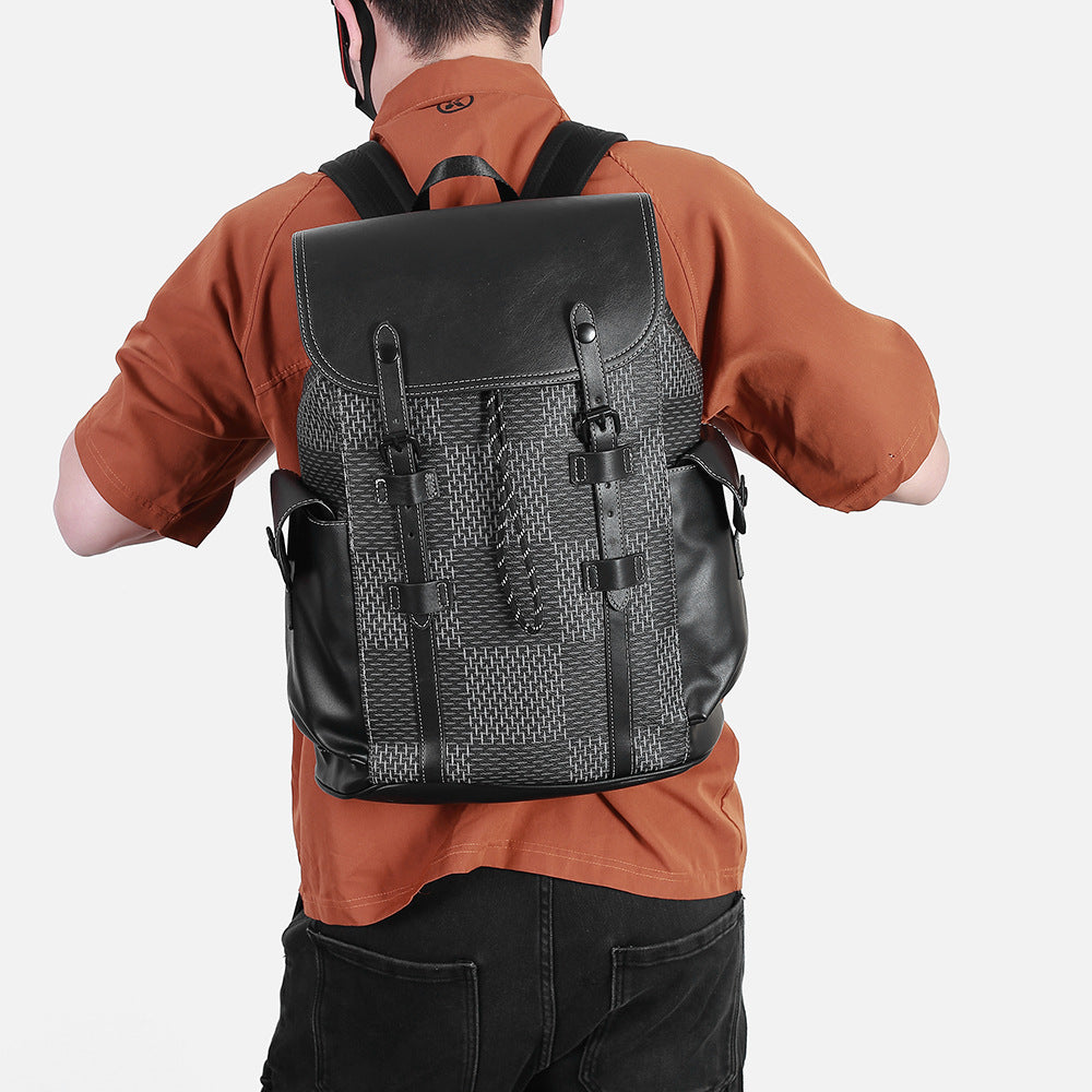 Men's Fashion High Quality Commuter Computer Green Backpacks