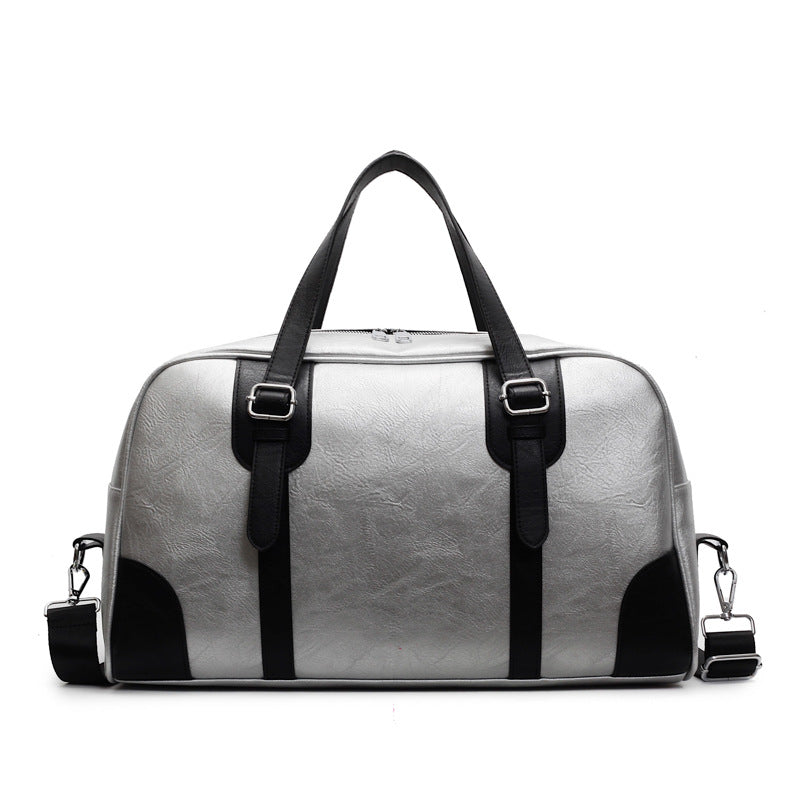 Women's Advanced Texture Korean Retro Black One Travel Bags
