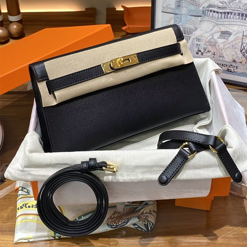 Goat Pattern Kelly Underarm High-grade Retro Shoulder Bags