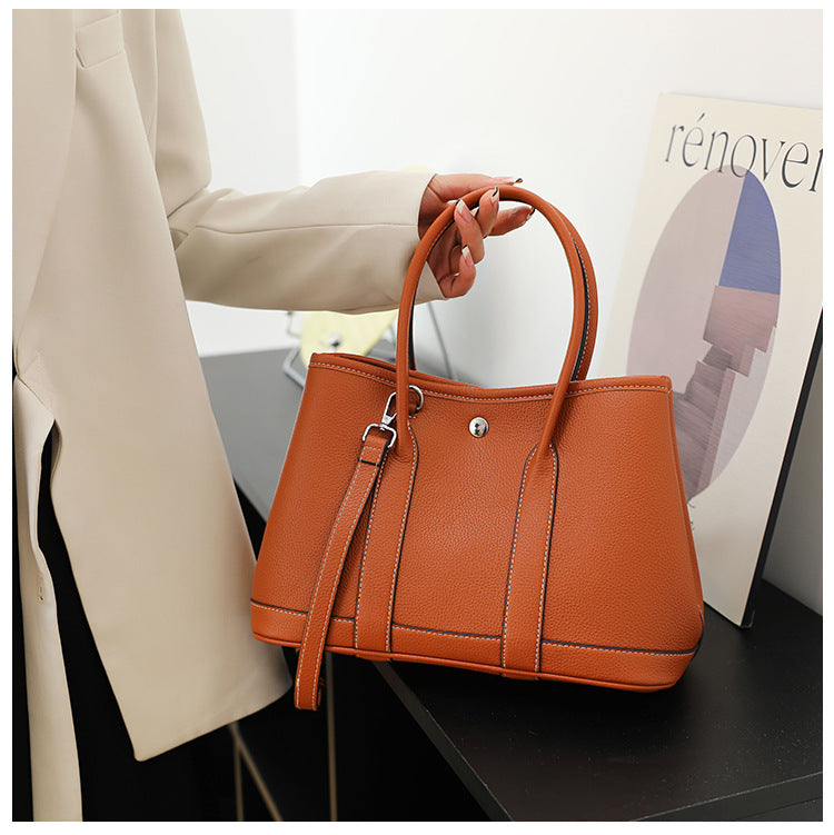 Women's Fashion Commuter Large Capacity Texture Portable Crossbody Bags