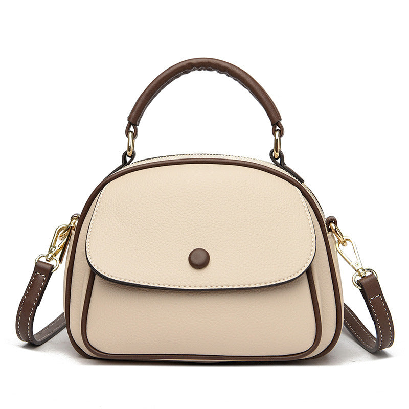 Spring Authentic Leather Tactile Feel Single Korean Bags