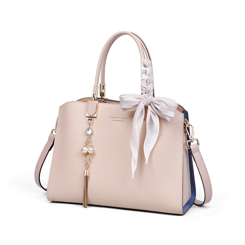 Women's Spring High-grade Genuine Leather Mother Portable Women's Handbag