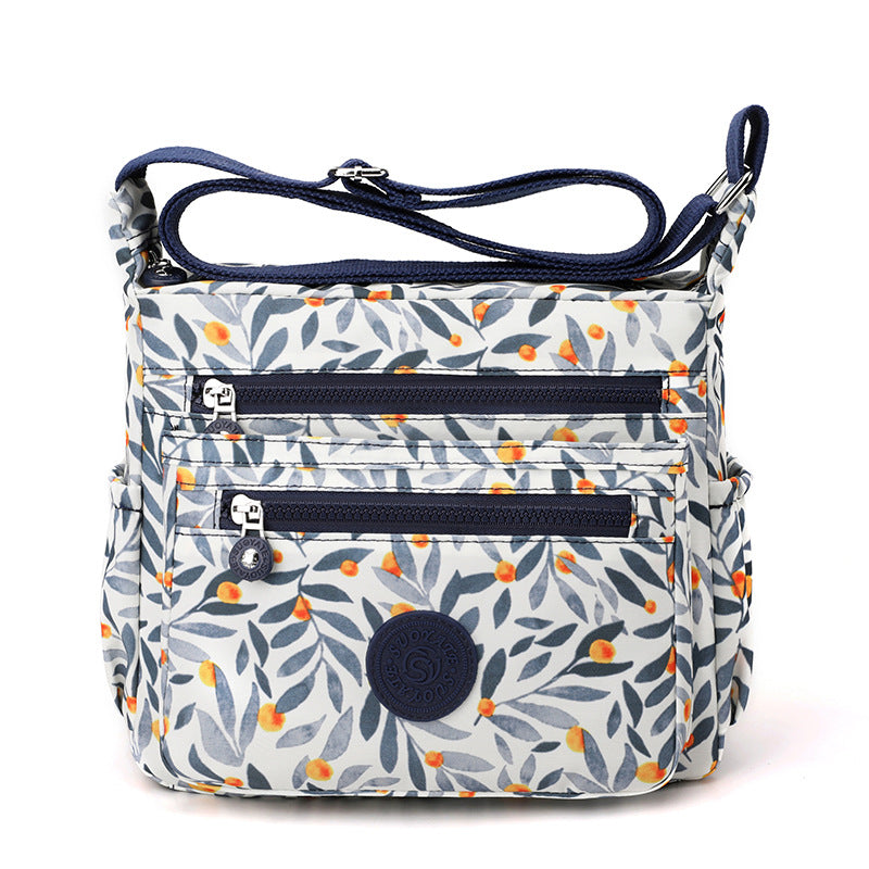 Women's Printed Nylon Canvas Mother Fashion Women's Messenger Bag