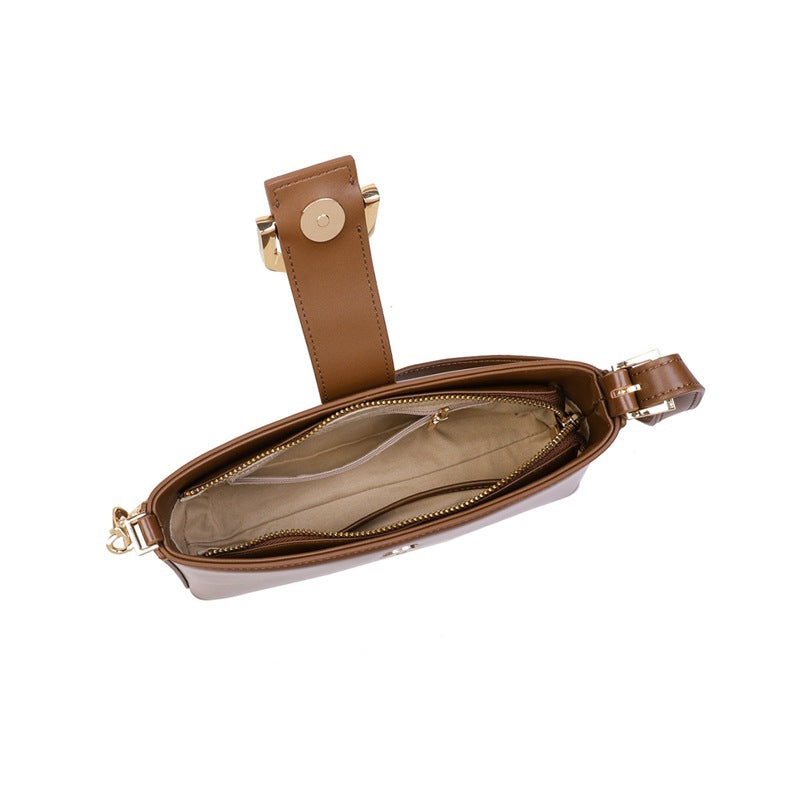 Women's Summer Genuine Leather Underarm Light Luxury Simplicity Women's Shoulder Bag