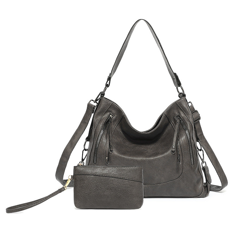 Trend Large Capacity Totes Portable Retro Shoulder Bags