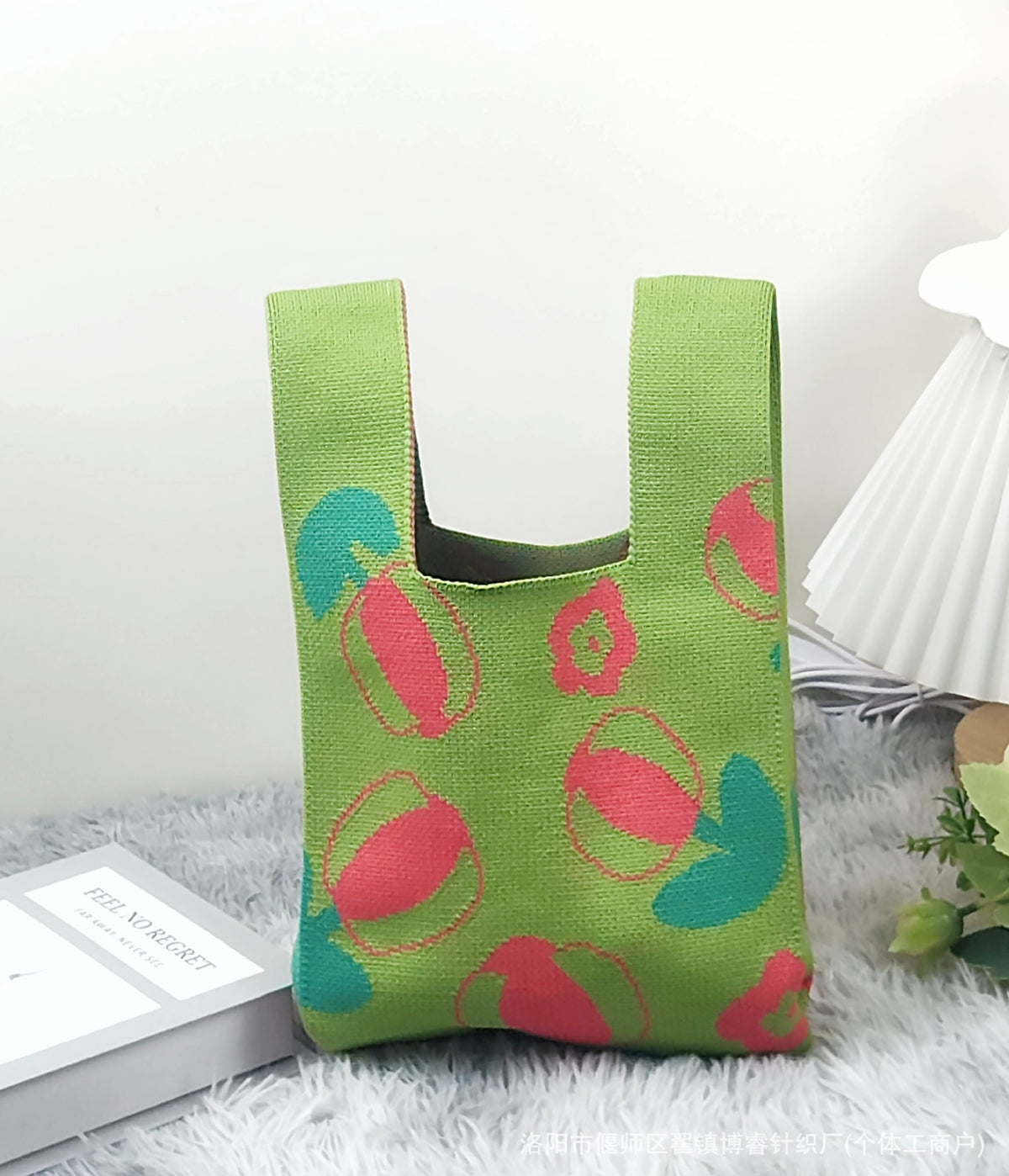 Women's Knitted Fashionable Carrying Lunch Box Gift Urban Women's Handbag