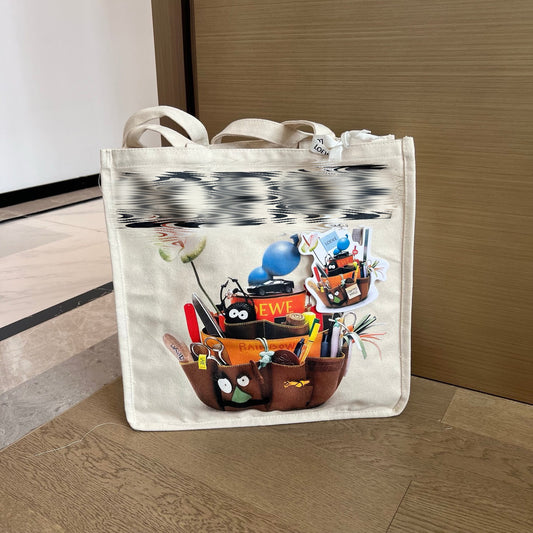 Exhibition Gift Canvas Leisure Easy Matching Tote Bags