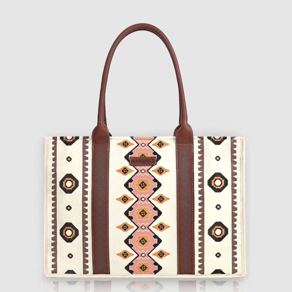 Women's Bohemian Retro Popular Lion Ridge Tote Bags