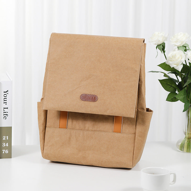 Summer Washed Kraft Paper Large Capacity Bags