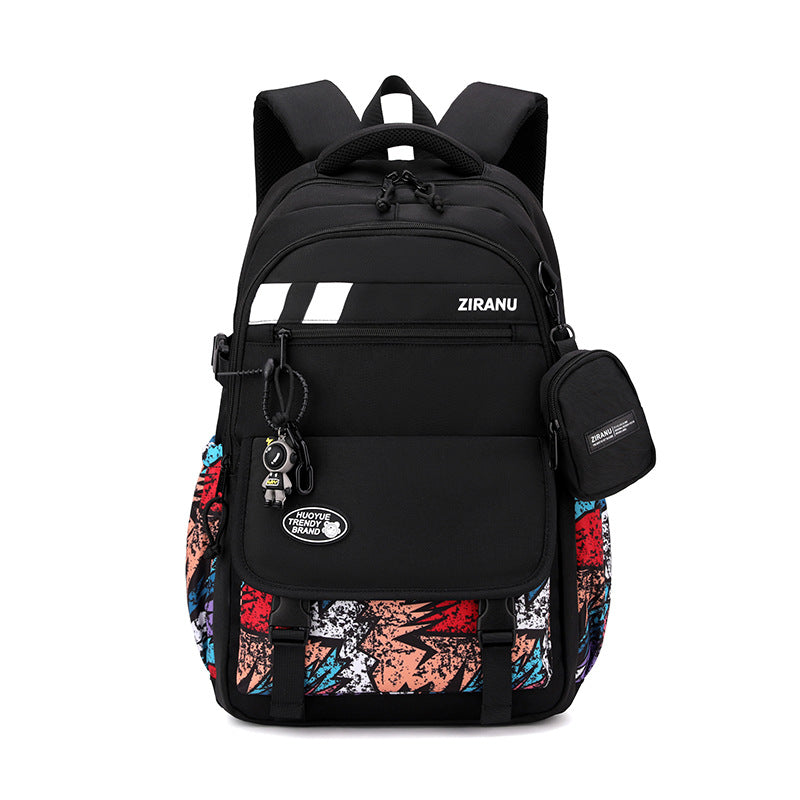 Men's Natural Fish Primary Lightweight Large Capacity Backpacks