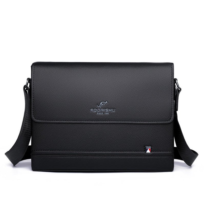Men's Fashion Business With Lid Vertical Men's Messenger Bags