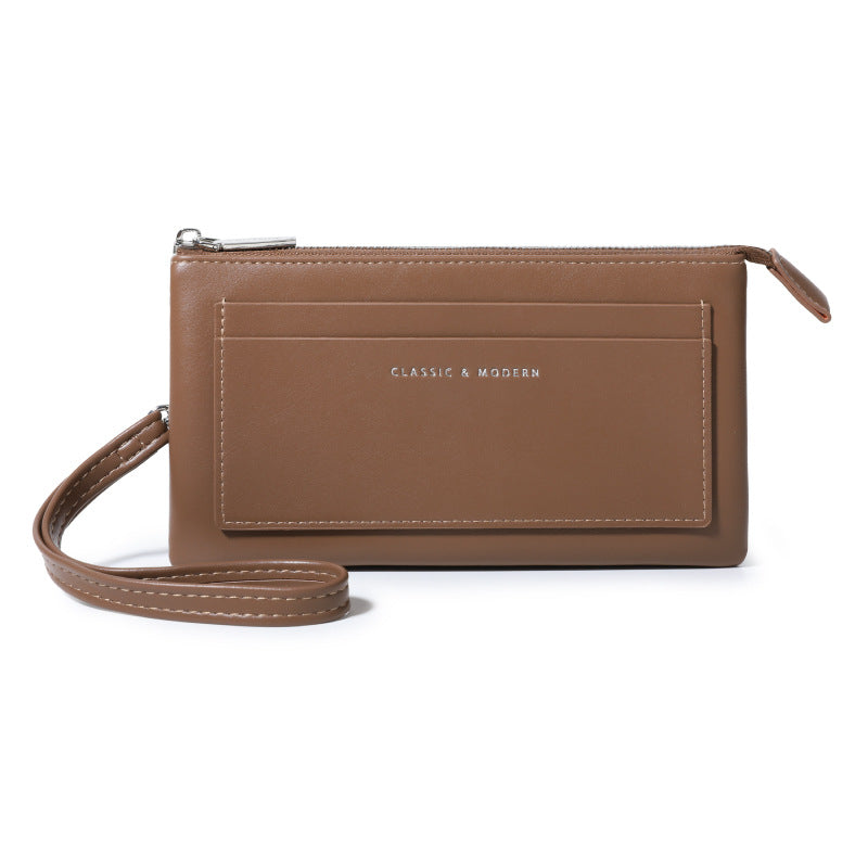 Durable Versatile Fashion Denim Texture Zipper Ladies Wallet