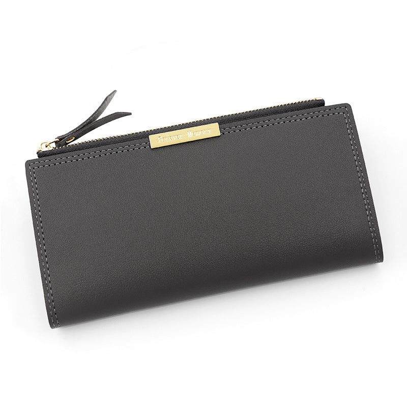 Women's Korean Long Multiple Slots Zipper Female Ladies Wallet