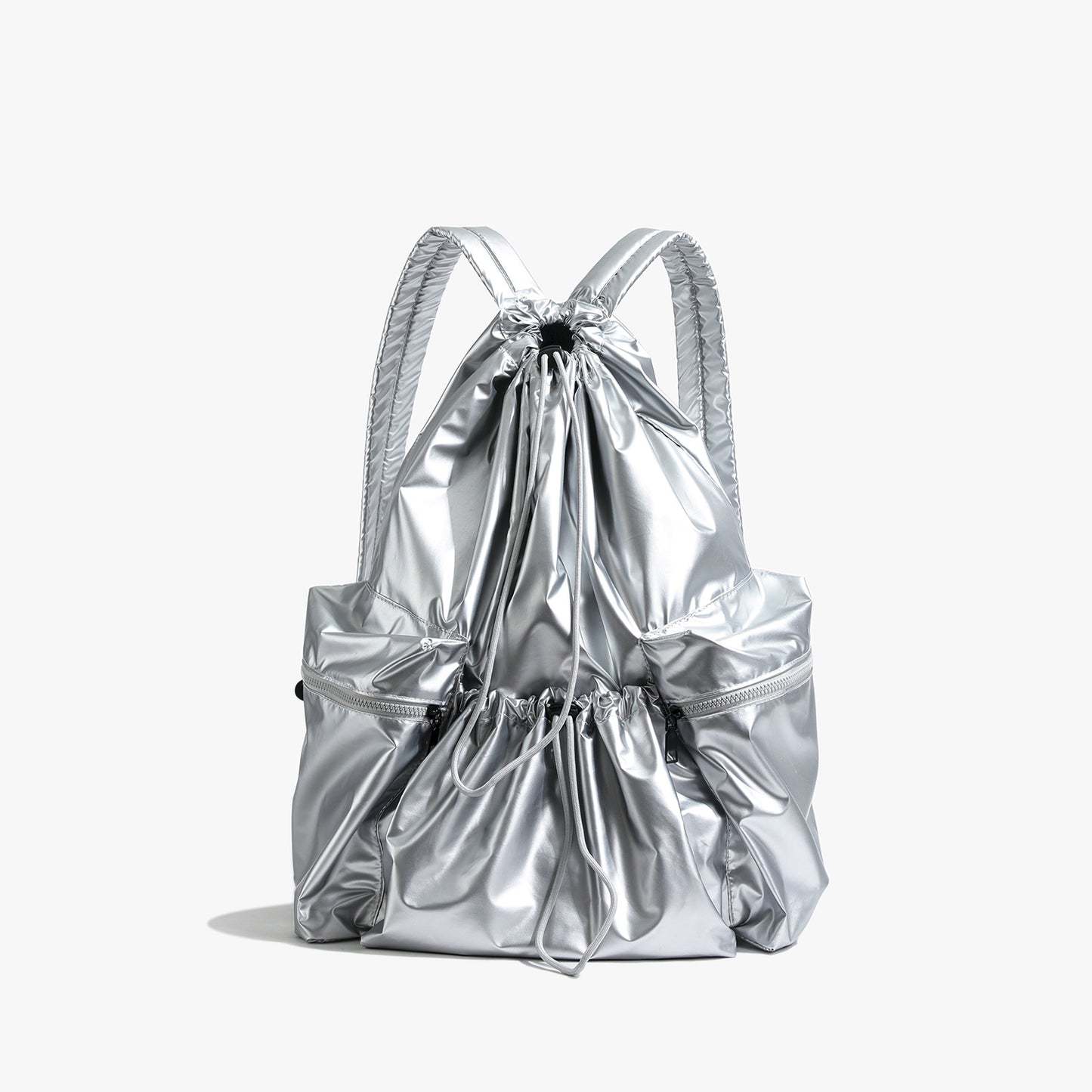 Leisure Artistic Canvas Fashionable Pleated Nylon Backpacks