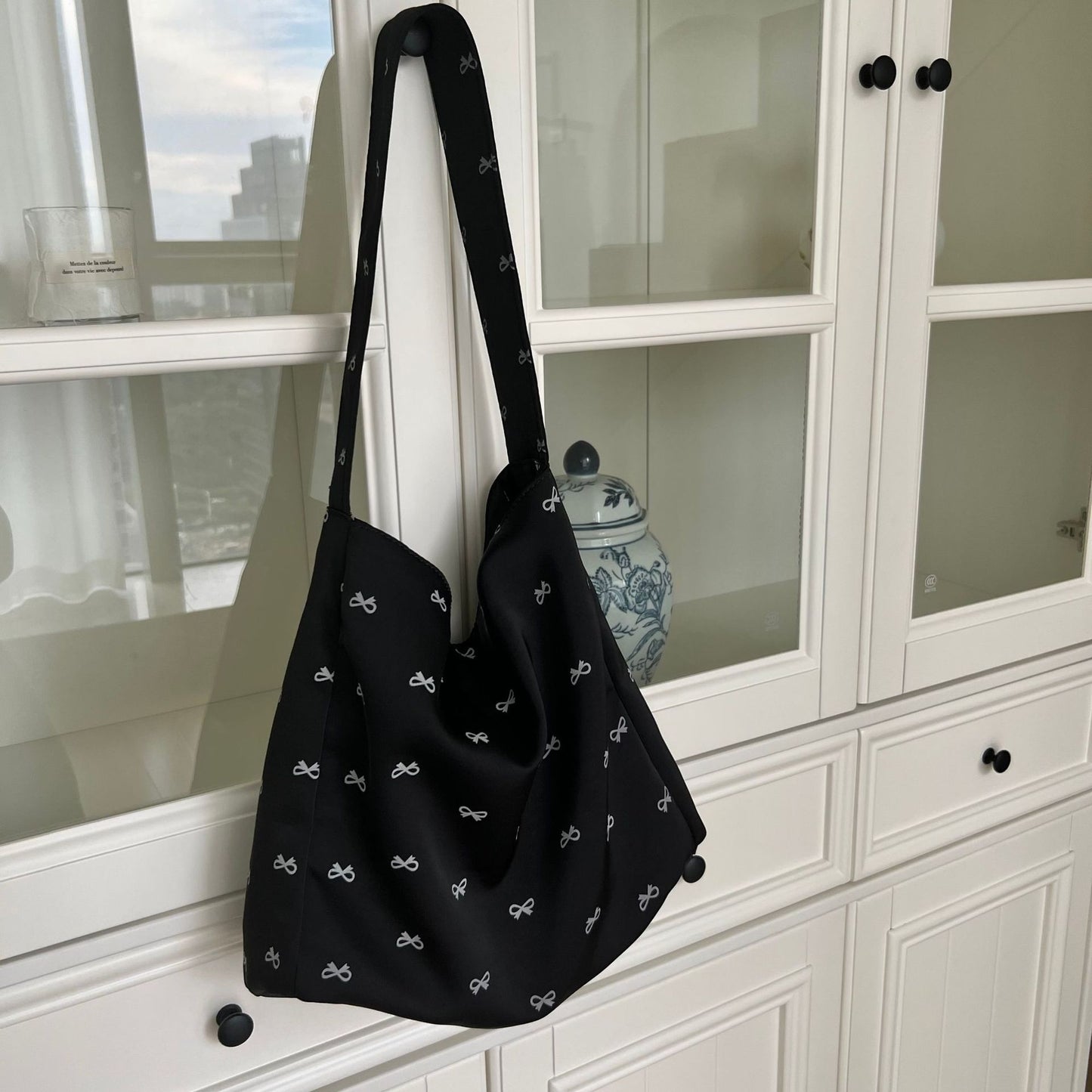 Women's Leopard Print Single Large Capacity Commuter Shoulder Bags