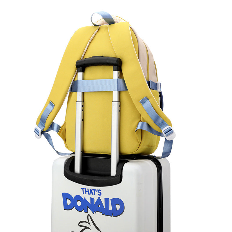 Children's Natural Fish Boys Portable Burden Alleviation One Two Elementary School Students' Schoolbags