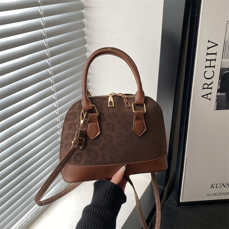 Women's Texture Solid Color Large Capacity Simple Popular Women's Shoulder Bag