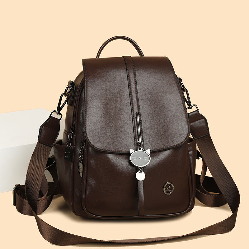 Women's Fashion Trend Simple Versatile Large Capacity Backpacks