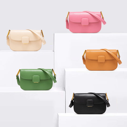 Women's Summer Fashion Underarm Candy Color Design Crossbody Bags