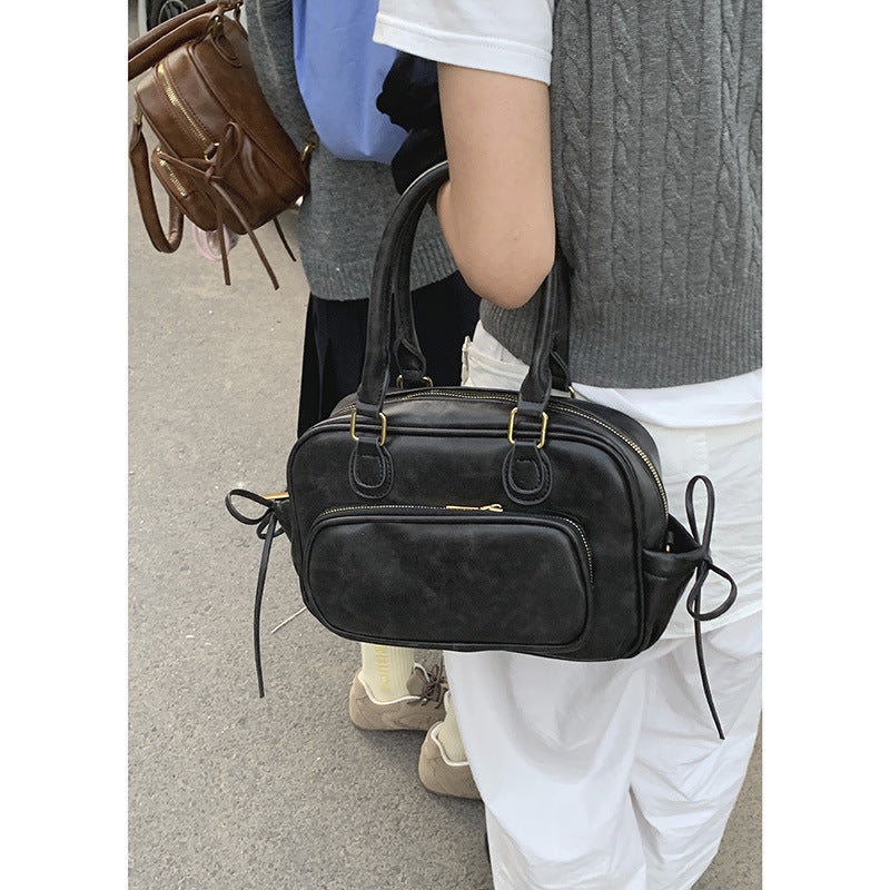 Women's Glamorous Unique Retro Textured Simple Small Square Bags