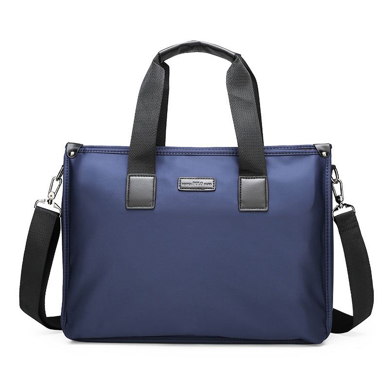 Men's Oxford Cloth Business Horizontal Canvas Large Capacity Men's Handbags